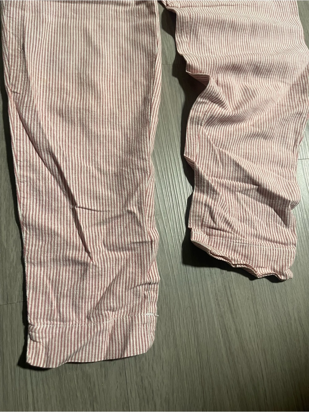 Pink Striped Drawstring Lounge Pants - Picture 2 of 6